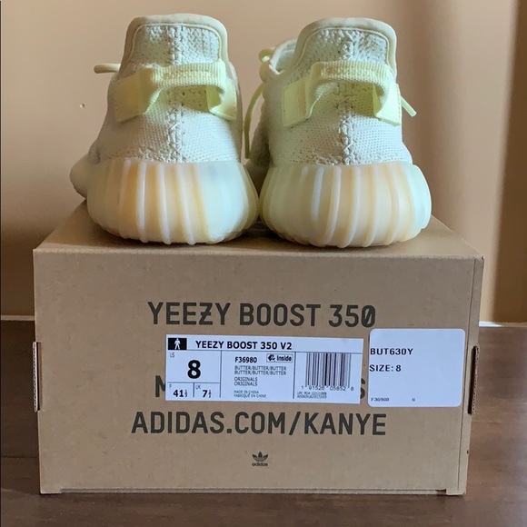 Yeezy Boost 350 V2 Butter Men’s 8US, Women’s 9US - Picture 7 of 8